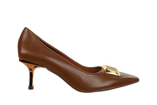 Czółenka Capelli Rossi 12292-665-797 Walnut 523082, Brązowy, Skóra naturalna