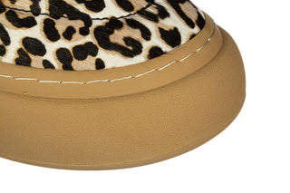 Sneakersy Luxe Pyxis Snow Leopard 200004, Beżowy, Skóra naturalna