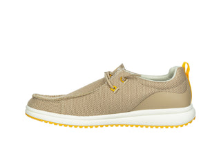 Półbuty Pitas Keel Beige 003360, Beżowy, Tkanina