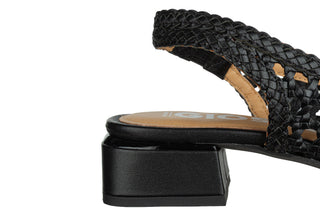 Sandały Gioseppo Piskove Black 602225, Czarny, Skóra naturalna