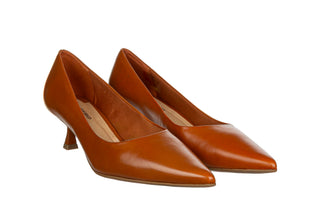 Czółenka Bottero 377401 Caramel 523109, Brązowy, Skóra naturalna