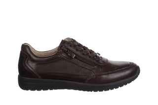 Sneakersy Caprice 9-23721-44 Bordeaux Metal 218003, Brązowy, Skóra naturalna