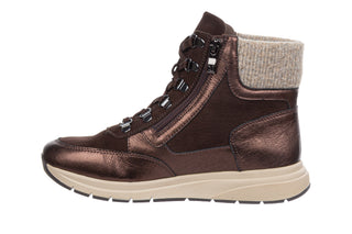 Trzewiki Caprice 9-26212-47 Dk Brown Comb 218010, Brązowy, Skóra naturalna