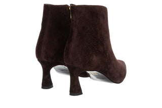 Botki DA Premium Collection CR62-3496 Chocolate 216025, Brązowy, Skóra naturalna