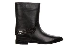 Botki Loretta Vitale C6921 Black Leather 514290, Czarny, Skóra naturalna