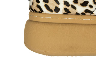 Sneakersy Luxe Pyxis Snow Leopard 200004, Beżowy, Skóra naturalna