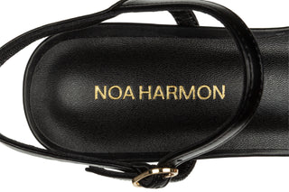 Sandały Noa Harmon 10306P-06 Faro Black 213003, Czarny, Skóra naturalna