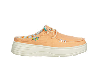 Klapki Pitas Caparica Naranja 003331, Pomarańczowy, Tkanina