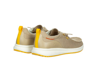 Półbuty Pitas Keel Beige 003360, Beżowy, Tkanina