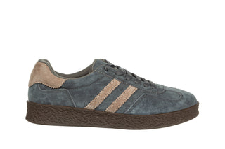Sneakersy S Barski LR62-7103 D Grey 216002, Niebieski, Skóra naturalna