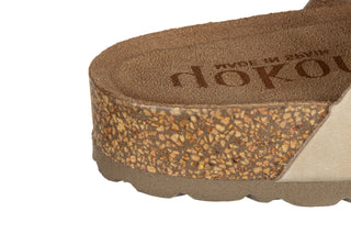 Klapki Yokono Jerba-700 Nobuck Sand 208018, Beżowy, Skóra naturalna