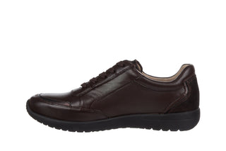 Sneakersy Caprice 9-23721-44 Bordeaux Metal 218003, Brązowy, Skóra naturalna