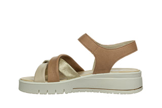 Sandały Imac 1080700 Taupe Beige 167021, Beżowy, Skóra naturalna