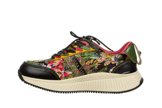Sneakersy Laura Vita Buzzo 05 Noir 202097, Wielokolorowy, Skóra naturalna