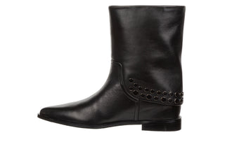 Botki Loretta Vitale C6921 Black Leather 514290, Czarny, Skóra naturalna