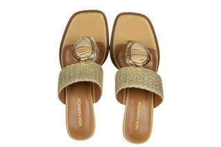 Japonki Noa Harmon 9971-90 Jude Gold 213005, Beżowy, Skóra naturalna