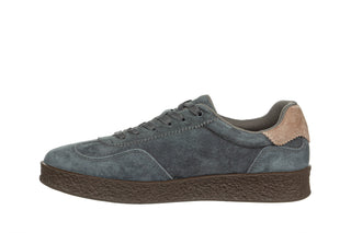 Sneakersy S Barski LR62-7103 D Grey 216002, Niebieski, Skóra naturalna