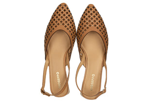 Sandały Gioseppo Lagos Tan 602219, Brązowy, Skóra naturalna