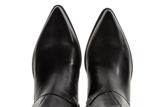 Botki Loretta Vitale C6921 Black Leather 514290, Czarny, Skóra naturalna