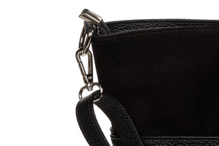 Torebka Toscanio H65 D28 Czarny, Skóra naturalna