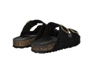 Klapki Yokono Jerba-700 Nobuck Negro 208017, Czarny, Skóra naturalna