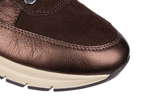 Trzewiki Caprice 9-26212-47 Dk Brown Comb 218010, Brązowy, Skóra naturalna