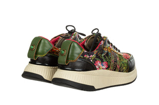 Sneakersy Laura Vita Buzzo 05 Noir 202097, Wielokolorowy, Skóra naturalna
