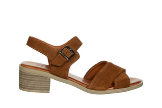 Sandały Bayla-161 037 12 80 Coconut Suede 161758, Brązowy, Skóra naturalna