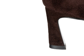 Botki DA Premium Collection CR62-3496 Chocolate 216025, Brązowy, Skóra naturalna