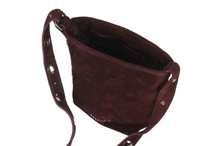 Torebka Toscanio G99 Bordo D54, Skóra naturalna