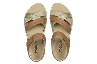 Sandały Imac 1080700 Taupe Beige 167021, Beżowy, Skóra naturalna