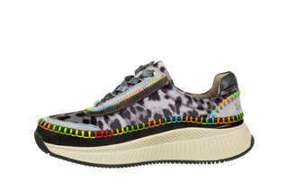 Sneakersy Laura Vita Buzzo 03 Gris 202095, Wielokolorowy, Skóra naturalna