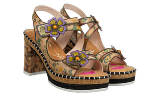 Sandały Laura Vita Naomio 16 Beige 202123, Beżowy, Skóra naturalna