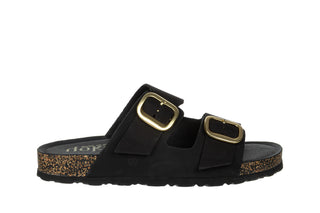 Yokono Jerba-700 Nobuck Negro 208017, Czarny, Skóra naturalna