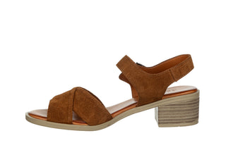 Sandały Bayla-161 037 12 80 Coconut Suede 161758, Brązowy, Skóra naturalna