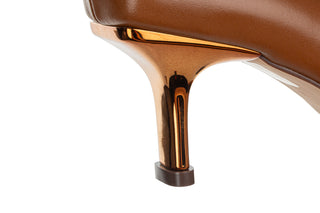 Czółenka Capelli Rossi 12292-665-797 Walnut 523082, Brązowy, Skóra naturalna