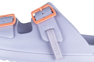 Klapki D Franklin Vibe Foam 2 Buckles Mix Violet 206019, Fioletowy, Tworzywo
