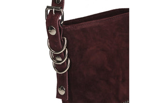 Torebka Toscanio G99 Bordo D54, Skóra naturalna