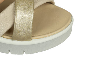 Sandały Imac 1080700 Taupe Beige 167021, Beżowy, Skóra naturalna