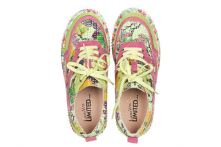 Sneakersy Laura Vita Soleno 06 Jaune 202121, Zielony, Skóra naturalna