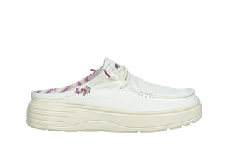 Klapki Pitas Caparica Blanco 003330, Biały, Tkanina