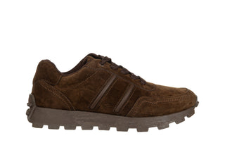 Sneakersy S Barski LR62-7101 Coffee 216001, Brązowy, Skóra naturalna