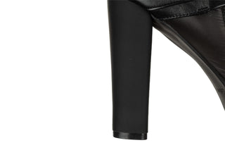 Botki Calvin Klein Nasha Black, Czarny, Tworzywo