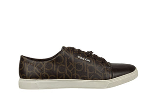 Półbuty Calvin Klein Hamilton Iconogram Calf Brown Brown 098042, Skóra ekologiczna