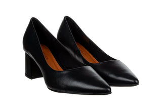Czółenka Bottero 377101 Black Nap 523092, Czarny, Skóra naturalna