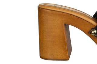 Klapki Divine Follie 9211 Nero 523077, Czarny, Skóra naturalna