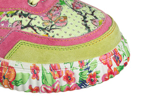 Sneakersy Laura Vita Soleno 06 Jaune 202121, Zielony, Skóra naturalna