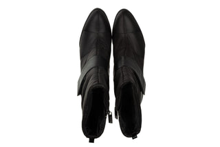 Botki Calvin Klein Nasha Black, Czarny, Tworzywo