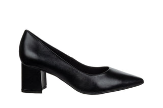 Czółenka Bottero 377101 Black Nap 523092, Czarny, Skóra naturalna