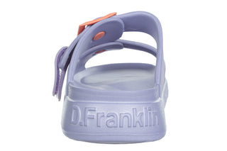 Klapki D Franklin Vibe Foam 2 Buckles Mix Violet 206019, Fioletowy, Tworzywo